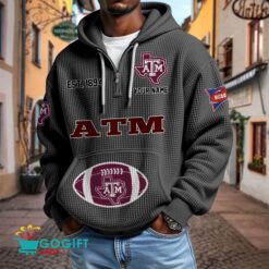 Texas A&M Aggies – Waffle Hoodie Special Edition with Custom Name