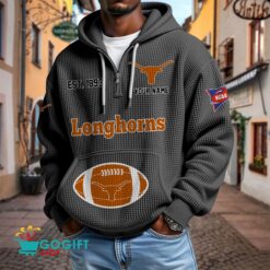Texas Longhorns – Waffle Hoodie Special Edition with Custom Name