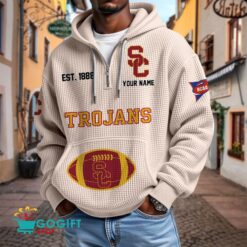 USC Trojans – Waffle Hoodie Special Edition with Custom Name