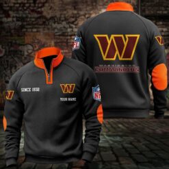 Washington Commanders – Quarter-Zip Sweatshirt Limited Edition with Custom Name